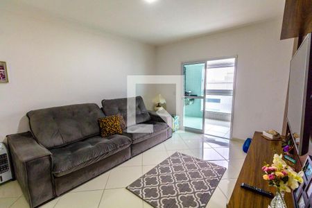 Sala de apartamento para alugar com 3 quartos, 130m² em Cidade Ocian, Praia Grande