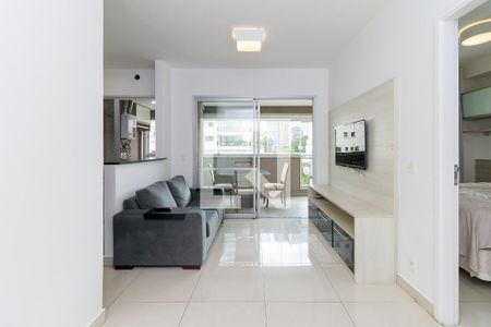 Sala de apartamento para alugar com 1 quarto, 53m² em Campo Belo, São Paulo