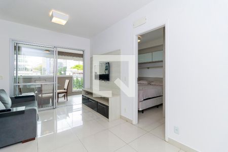 Sala de apartamento para alugar com 1 quarto, 53m² em Campo Belo, São Paulo