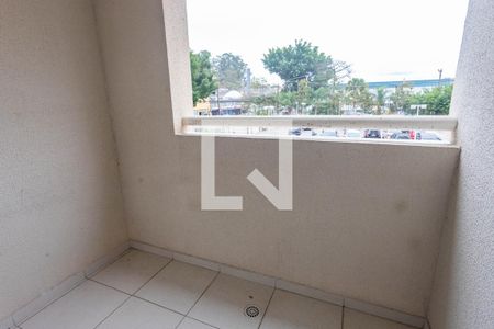 Varanda da sala  de apartamento à venda com 3 quartos, 60m² em Taboão, Diadema