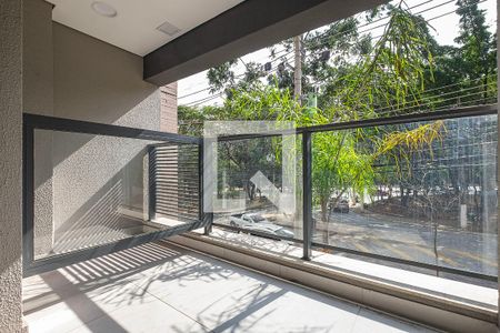 Studio - Varanda de kitnet/studio para alugar com 1 quarto, 26m² em Pinheiros, São Paulo