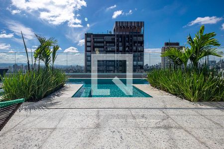 Área Comum - Piscina de kitnet/studio para alugar com 1 quarto, 26m² em Pinheiros, São Paulo