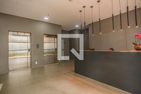 Studio para alugar com 28m², 1 quarto e sem vaga Studio para alugar com 28m², 1 quarto e sem vagaHall social