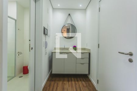 Lavabo de kitnet/studio para alugar com 1 quarto, 28m² em Vila Clementino, São Paulo