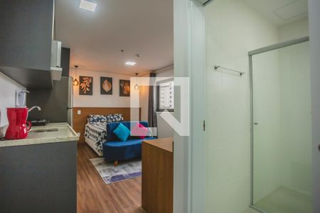 lavabo de kitnet/studio para alugar com 1 quarto, 28m² em Vila Clementino, São Paulo