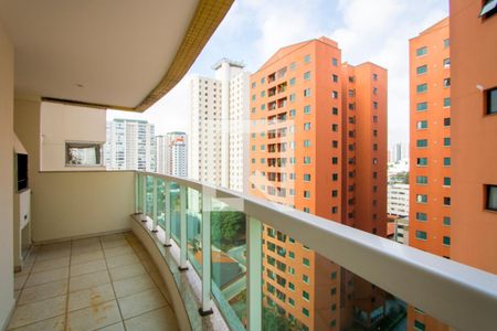 Varanda gourmet de apartamento à venda com 3 quartos, 155m² em Jardim Bela Vista, Santo André