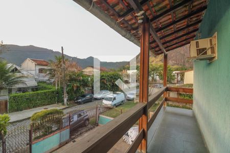 Varanda da Suíte 1  de casa para alugar com 4 quartos, 140m² em Vargem Pequena, Rio de Janeiro