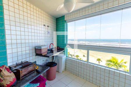 Varanda Gourmet de apartamento para alugar com 2 quartos, 108m² em Real, Praia Grande