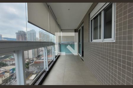 Varanda de apartamento para alugar com 2 quartos, 76m² em Gonzaga, Santos