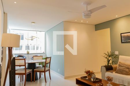 Sala de apartamento à venda com 3 quartos, 106m² em Copacabana, Rio de Janeiro