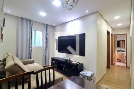 Sala de apartamento à venda com 2 quartos, 90m² em Vila Alto de Santo André, Santo André