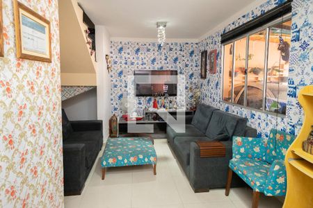 Sala  de casa de condomínio à venda com 3 quartos, 120m² em Demarchi, São Bernardo do Campo
