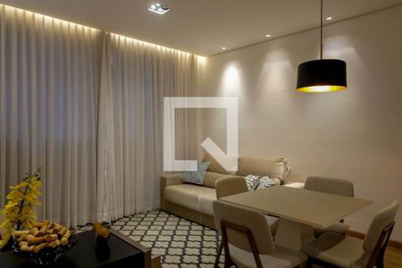 Sala de apartamento à venda com 3 quartos, 86m² em Santo Agostinho, Belo Horizonte