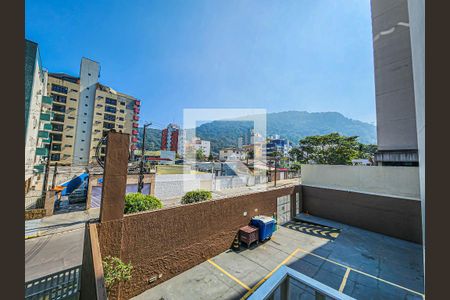 Vista da Sacada de apartamento para alugar com 1 quarto, 50m² em Vila Júlia, Guarujá
