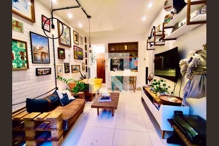 Sala de apartamento para alugar com 2 quartos, 80m² em Gávea, Rio de Janeiro