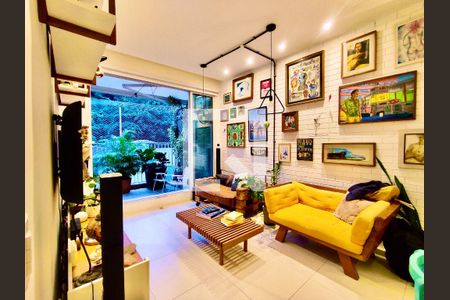 Sala de apartamento para alugar com 2 quartos, 80m² em Gávea, Rio de Janeiro