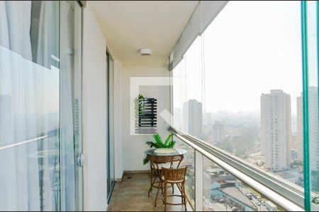 Studio à venda com 62m², 1 quarto e 1 vagaVaranda