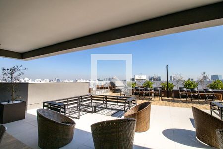 Área comum- Coliving cobertura  de kitnet/studio à venda com 1 quarto, 27m² em Vila Nova Conceição, São Paulo
