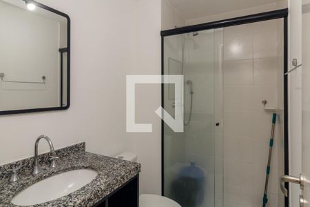Banheiro de kitnet/studio para alugar com 1 quarto, 26m² em Campos Elíseos, São Paulo
