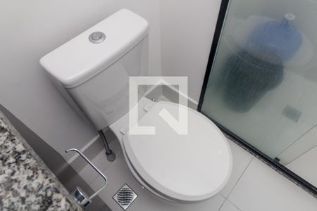 Banheiro de kitnet/studio para alugar com 1 quarto, 26m² em Campos Elíseos, São Paulo