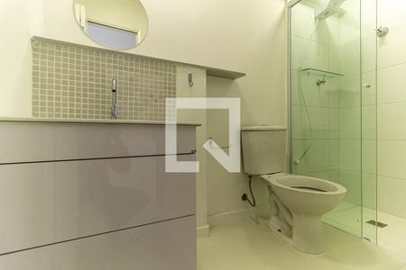 Banheiro de kitnet/studio para alugar com 1 quarto, 37m² em Centro, São Paulo