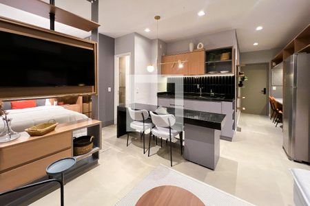 Studio  de apartamento para alugar com 1 quarto, 46m² em Vila Olímpia, São Paulo