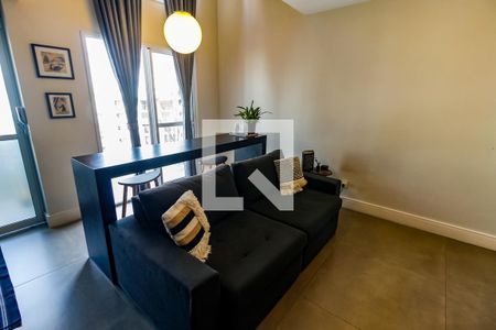 Sala de apartamento à venda com 1 quarto, 50m² em Vila Andrade, São Paulo