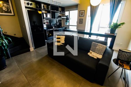 Sala de apartamento à venda com 1 quarto, 50m² em Vila Andrade, São Paulo