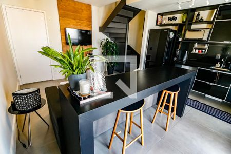 Sala de apartamento à venda com 1 quarto, 50m² em Vila Andrade, São Paulo