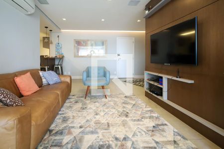 Sala de apartamento à venda com 3 quartos, 130m² em Vila Anastácio, São Paulo