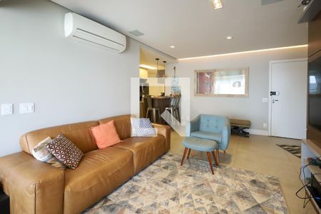 Sala de apartamento à venda com 3 quartos, 130m² em Vila Anastácio, São Paulo