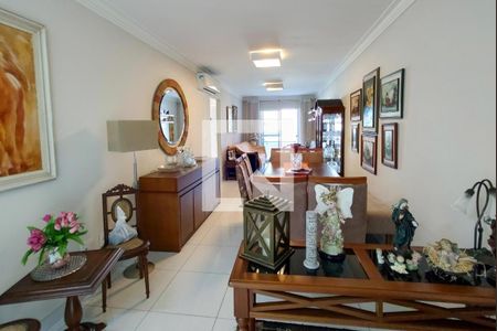 Sala de apartamento para alugar com 3 quartos, 127m² em Boqueirão, Praia Grande