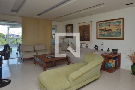 Sala de apartamento à venda com 4 quartos, 370m² em Recreio dos Bandeirantes, Rio de Janeiro