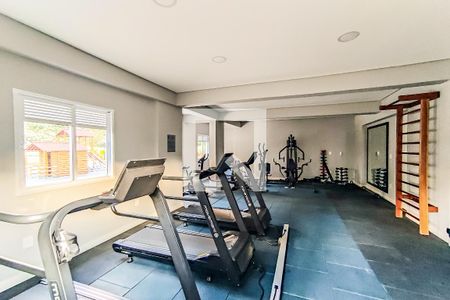 Apartamento para alugar com 38m², 1 quarto e 1 vaga Apartamento para alugar com 38m², 1 quarto e 1 vagaÁrea Comum - Academia