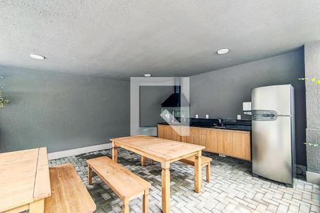 Apartamento para alugar com 38m², 1 quarto e 1 vaga Apartamento para alugar com 38m², 1 quarto e 1 vagaÁrea Comum - Churrasqueira