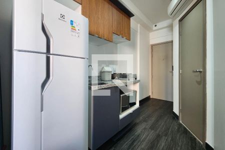 Cozinha de kitnet/studio à venda com 1 quarto, 20m² em Santa Paula, São Caetano do Sul