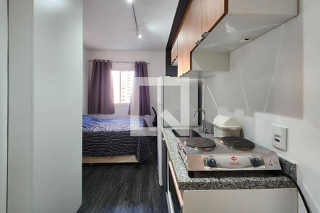 Cozinha de kitnet/studio à venda com 1 quarto, 20m² em Santa Paula, São Caetano do Sul