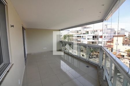 Varanda da Sala de apartamento para alugar com 3 quartos, 106m² em Recreio dos Bandeirantes, Rio de Janeiro
