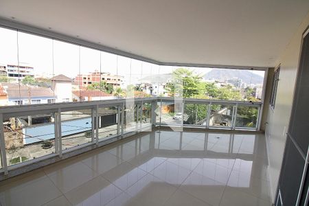 Varanda da Sala de apartamento para alugar com 3 quartos, 106m² em Recreio dos Bandeirantes, Rio de Janeiro