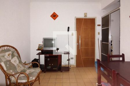 Sala de kitnet/studio para alugar com 1 quarto, 55m² em Canto do Forte, Praia Grande