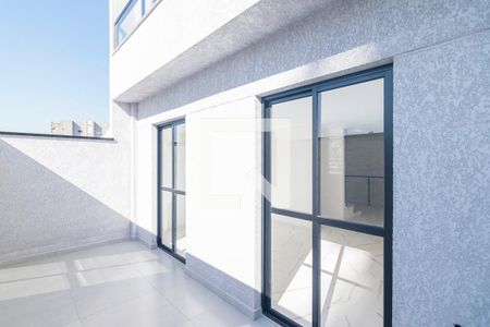Varanda de casa de condomínio à venda com 3 quartos, 140m² em Campestre, Santo André