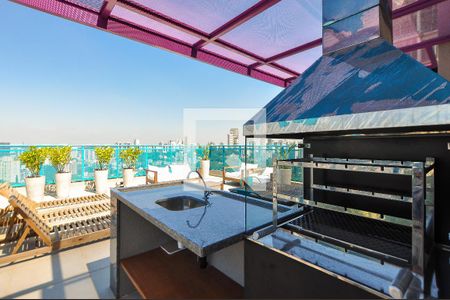 Studio para alugar com 25m², 1 quarto e sem vagaÁrea comum - Churrasqueira Rooftop