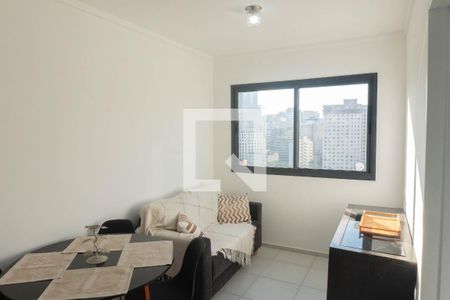 Sala/Cozinha de apartamento à venda com 2 quartos, 37m² em Bela Vista, São Paulo
