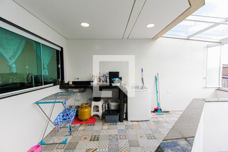 Área de Serviço de casa à venda com 3 quartos, 258m² em Parque São Vicente, Santo André