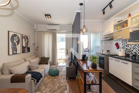 Sala de apartamento à venda com 2 quartos, 60m² em Vila Olímpia, São Paulo