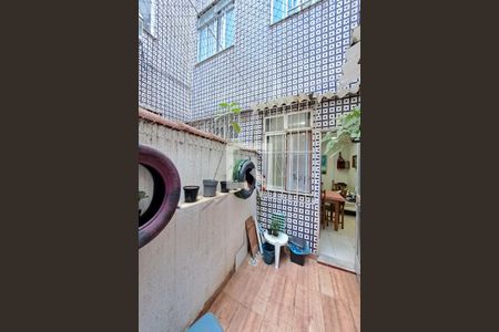 Varanda da Sala de apartamento à venda com 1 quarto, 39m² em Higienópolis, Rio de Janeiro