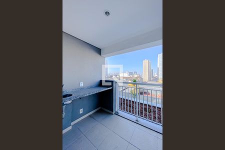 Varanda da Sala de apartamento à venda com 1 quarto, 47m² em Brás, São Paulo