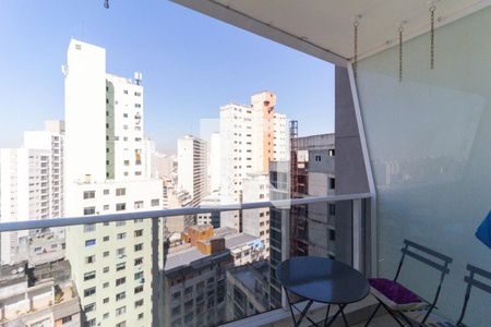 Varanda de apartamento à venda com 1 quarto, 22m² em Sé, São Paulo