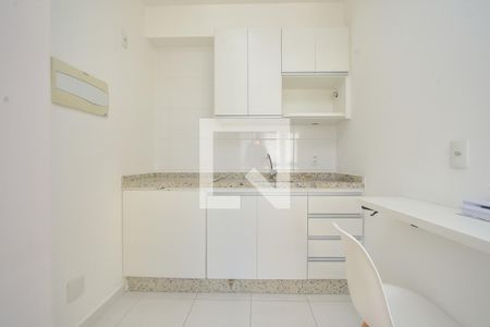 Cozinha de kitnet/studio para alugar com 1 quarto, 25m² em Centro, São Paulo