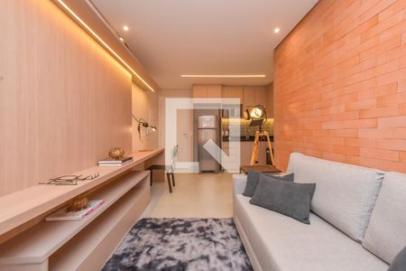 Sala de apartamento para alugar com 1 quarto, 43m² em Bela Vista, São Paulo